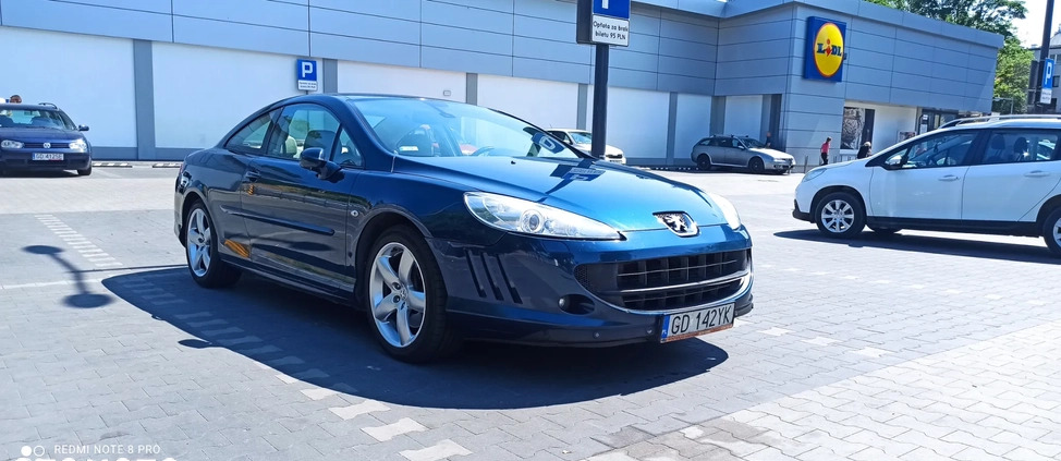 Peugeot 407 cena 26999 przebieg: 215000, rok produkcji 2006 z Gdańsk małe 106